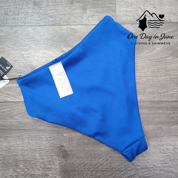 Puma Ribbed High Cut Bikini Bottom Size S - Picture 5 of 5